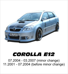Corolla / AlleX / RunX E12