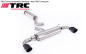 Preview: Milltek Resonated Sport-Auspuffanlage Toyota GR Yaris FACELIFT (Cerakote Black Endrohre)