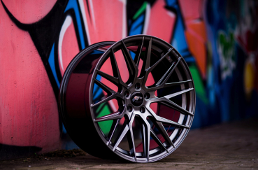 Alloywheel-Set JR28 "Hyper Black" (7,5x18) Lexus IS XE1