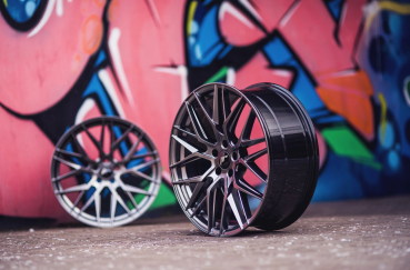 Alloywheel-Set JR28 "Hyper Black" (7,5x18) Lexus IS XE1