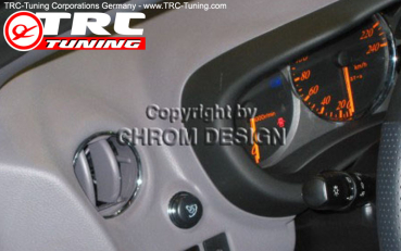 CHROME Blende Tachometer Toyota Celica T23 / MR-2 W3 Drehzahlmesser