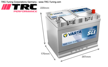 Lexus LS600h / LS600hL 12V Starter-Batterie (VARTA DYNAMIC SILVER)