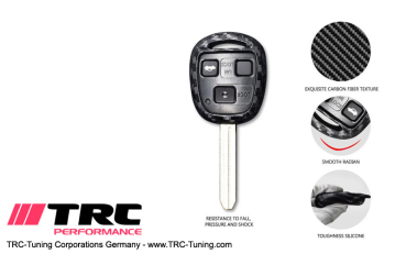 Preview: TOYOTA Schlüssel-Cover Hülle (Carbon-Look)