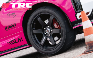 Preview: SEMISLICK 18 ZOLL Radsatz BORBET DB8GT2 mit EXTREME VR2 235/40R18 TOYOTA GR YARIS (BLACK)