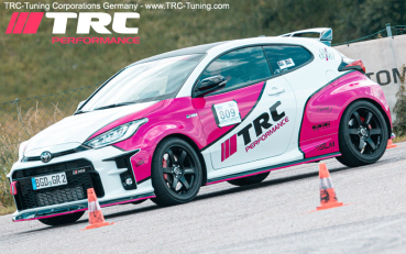 Preview: SEMISLICK 18 ZOLL Radsatz BORBET DB8GT2 mit EXTREME VR2 235/40R18 TOYOTA GR YARIS (BLACK)