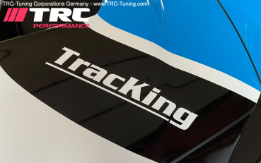 Preview: TRACKING Aufkleber Schriftzug selbstklebend (Schwarz)