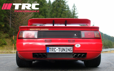 WEKTOR Competition Heckschürze mit Heckteil Panel Toyota Supra A7