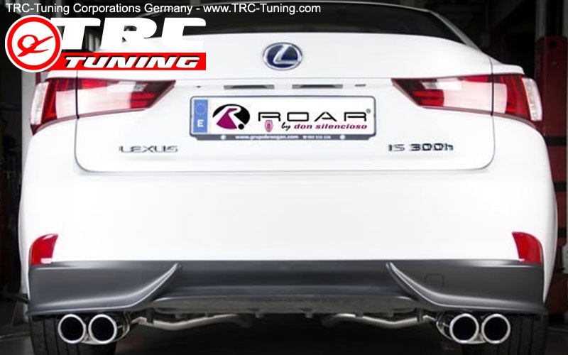 ROAR by Don Silencioso Sport-Duplex-Endschalldämpfer Lexus IS200t / IS300h Hybrid XE3(a)