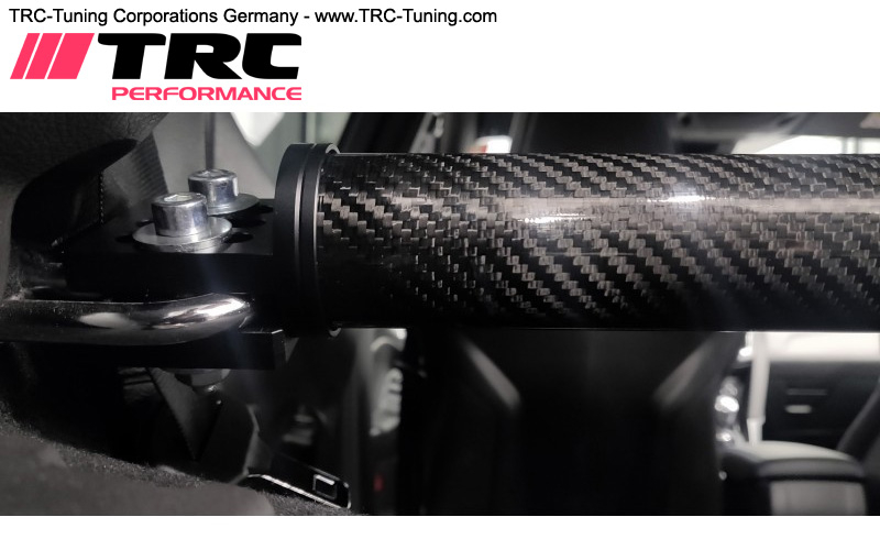 CLUPSPORT Strebe mit Fangnetz Toyota GR Yaris (Carbon/ Netz Schwarz)