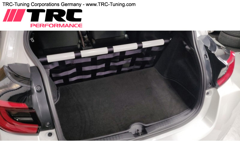 CLUPSPORT Strebe mit Fangnetz Toyota GR Yaris (Carbon/ Netz Schwarz)