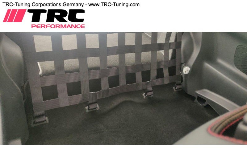CLUPSPORT Strebe mit Fangnetz Toyota GR Yaris (Carbon/ Netz Schwarz)