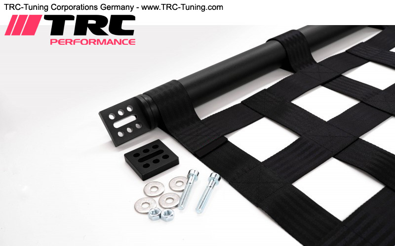 CLUPSPORT Strebe mit Fangnetz Toyota GR Yaris (Carbon/ Netz Schwarz)