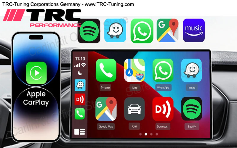 Wireless CARPLAY & ANDROID USB Adapter (Plug&Play WiFi Bluetooth Auto Connection)
